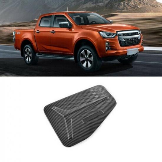 For Isuzu D-Max Dmax 2021-2024 Carbon Fiber Gas Oil Fuel Tank Cap Cover Trim