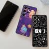 Cartoon Patterned Soft Silicone Black Case For Xiaomi Redmi Note 13 Pro 13C Poco C65 Samsung A55 A35 M35 S24 iPhone Camera Protective Shockproof Cover