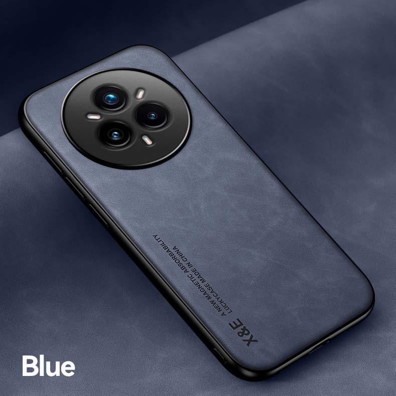 Роскошный кожаный чехол для Realme 14 Pro / Realme 14 Pro Plus / Realme 14 Чехол с металлической пластиной-подставкой Чехол для автомобильного держателя Capa Fundas