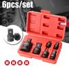 6Pcs Socket Wrench,1/4 1/2 3/8 3/4 Socket Convertor,Adaptor Reducer Set Impact Socket Adaptor for Car Bicycle Garage Repair Tool