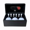 Luxury Leather Golf Gift Set, Custom High Quality Divot Tool, Golf Balls and Tees Storage Box, Premium Golf Souvenir Present