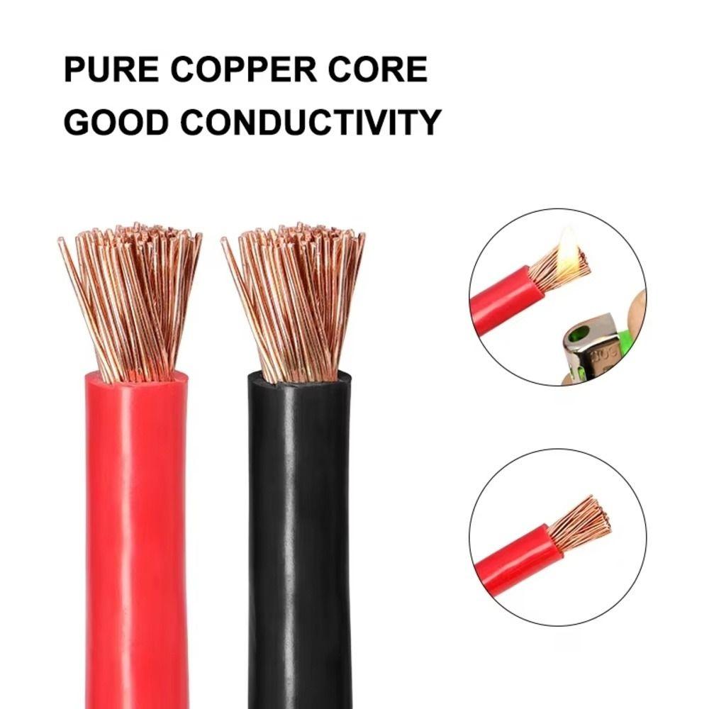 1Pcs Tinned Copper Battery Connection Cable Copper Wire Connector for Battery Pack Storage