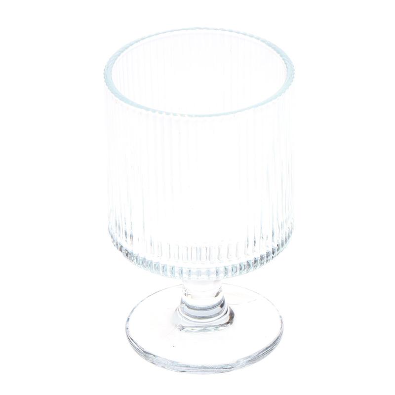 Творческий Полосатый Стеклянный Шар Высокие Ножки Стеклянные Бокалы Бокал Винтажный Питьевой Стакан Винтажный Кофе Сок Шампанское Коктейли Стакан