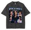 Limited Pedro Pascal Actor Washed Vintage T Shirt Men Women Casual Oversized Tshirt Fashion High Quality Cotton Tees Streetwear