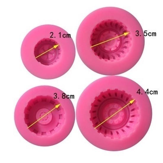 Пищевая силиконовая форма для шин, колеса, формы для шоколадного торта, форма автомобильных шин, украшение торта из помадки