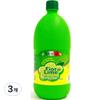 PD Lime Drink, 1L, 3 Units