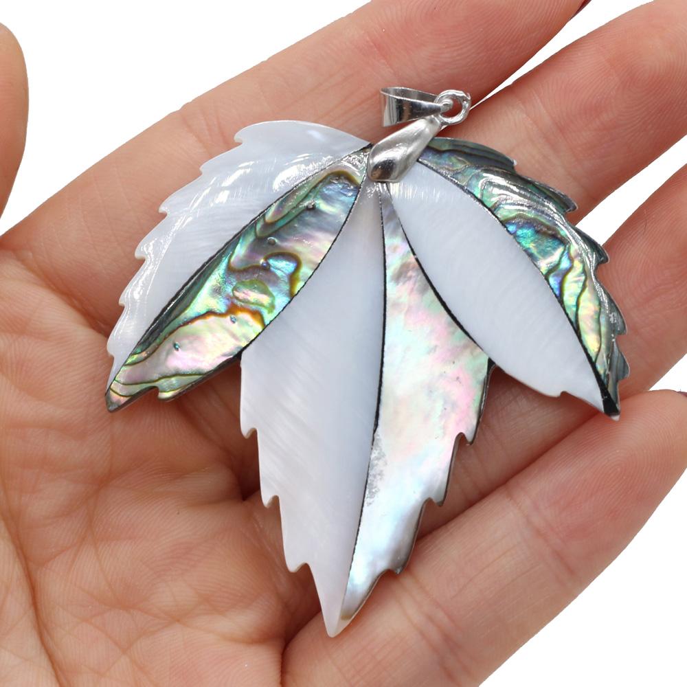 Подвеска из натуральной ракушки, неправильной формы, 50x50 мм, для изготовления ювелирных изделий, DIY, ожерелье, браслет, аксессуар