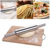 Stainless Steel Noodles Pizza Non-stick Dough Roller Kitchen Accessories Rolling Pin Baking Tool