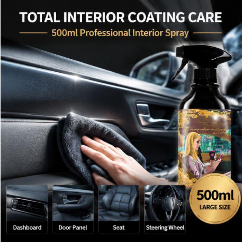 Katiba Interior Cleaner & Protectant Spray 500ml Leather Plastic Rubber Detailer