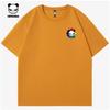 Fashionable fashion brand personalized short sleeved pure cotton T-shirt men's summer style couple white trendy t