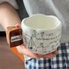 Кружка с рисунком из научных формул Керамические чашки с ручкой Неправильная форма Ручная работа Подарок учителю физики, химии и математики