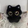 10cm Black Cat Plush Toy – Soft Mini Stuffed Animal Doll, Cute Pendant Pillow for Kids Birthday Gifts & Keychain Decor