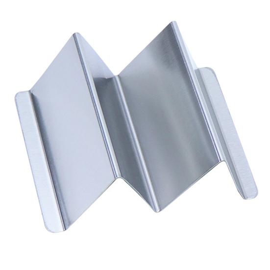 Stainless Steel Taco Holder Tortilla Serving Rack Reusable Taco Plates Burrito Rack for Kitchen Restaurant