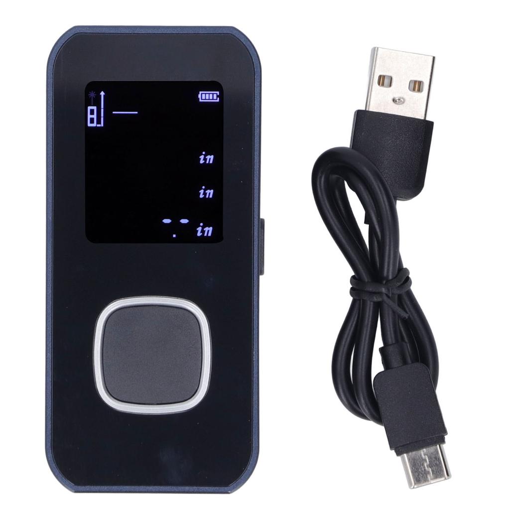 Лазерный дальномер с диапазоном 40 м и точностью до миллиметра. Поддержка хранения данных. Ручной лазерный дальномер.