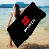 Rug Wurths Microfiber Printed Beach Towel Mountain Climbing Yoga Beach Swimming Running Absorbent Soft Towel