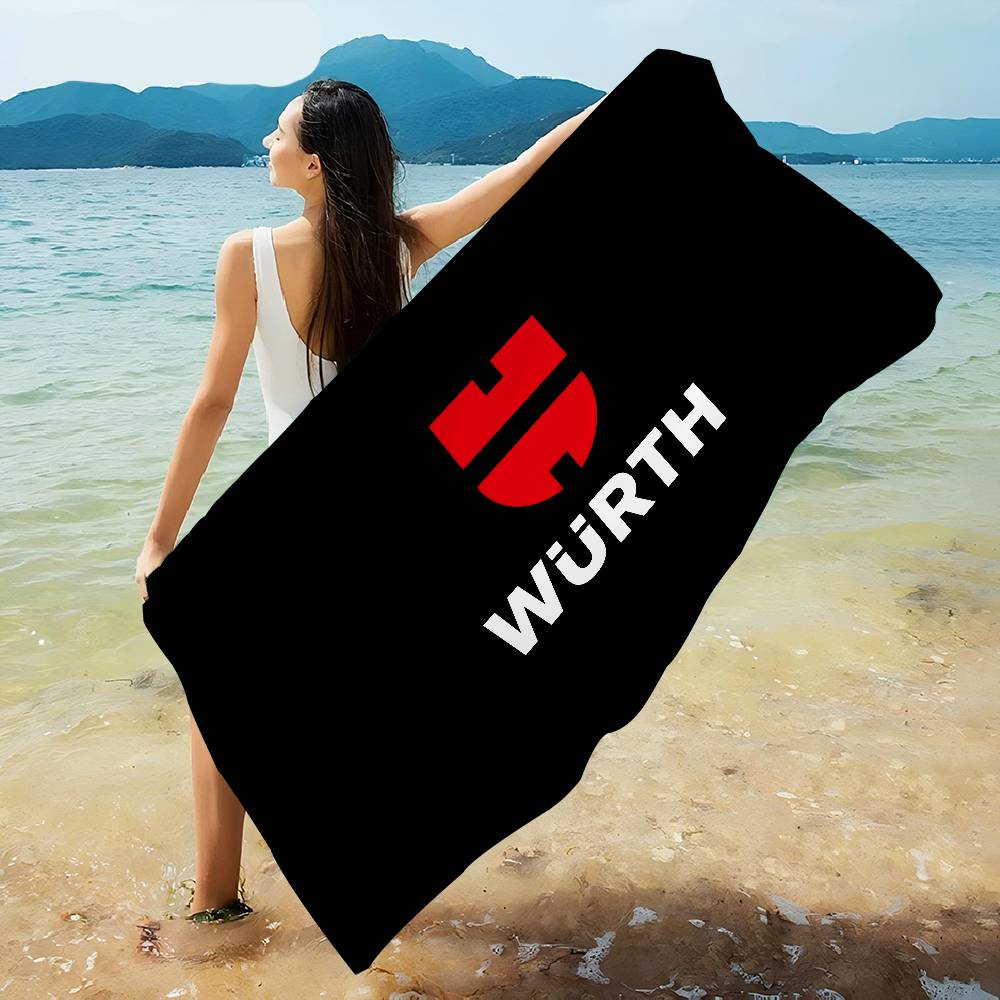 Rug Wurths Microfiber Printed Beach Towel Mountain Climbing Yoga Beach Swimming Running Absorbent Soft Towel