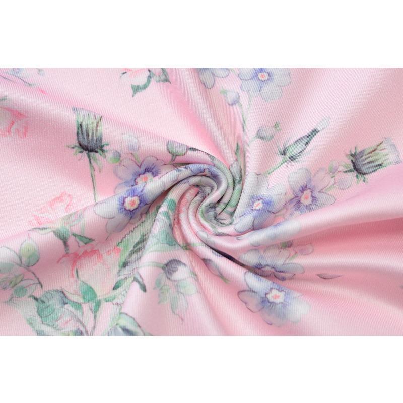 Женское плиссированное короткое платье с принтом и бретельками через шею, модное платье с цветочным принтом и запахом на бедрах