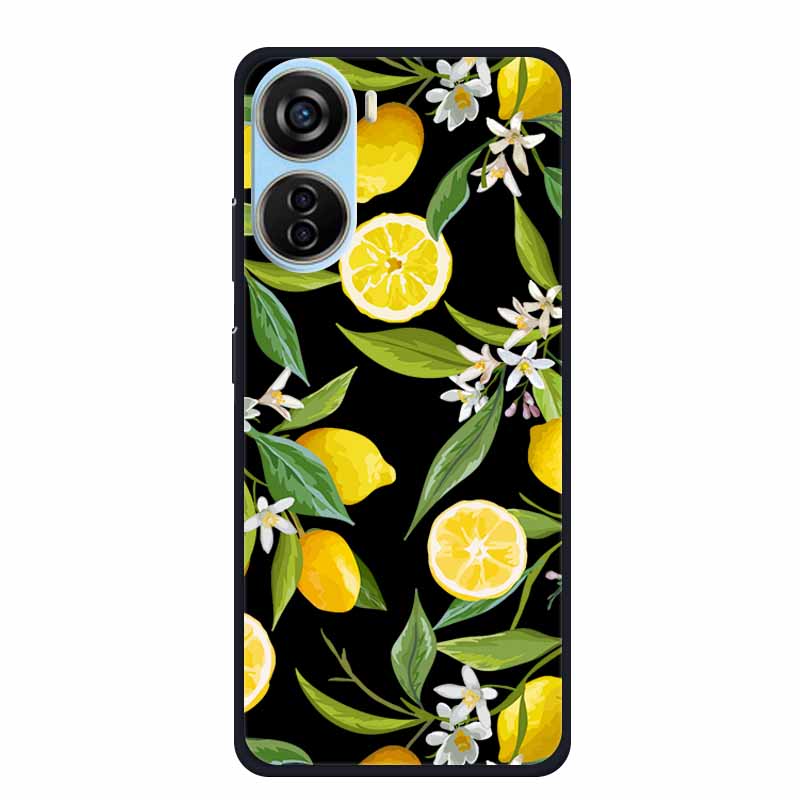 Черный силиконовый чехол для ZTE Blade V50 Design 5G Libero 5G IV V41 Vita Axon 40 lite Чехол для телефона Мультяшный кот Мягкая задняя крышка Coque