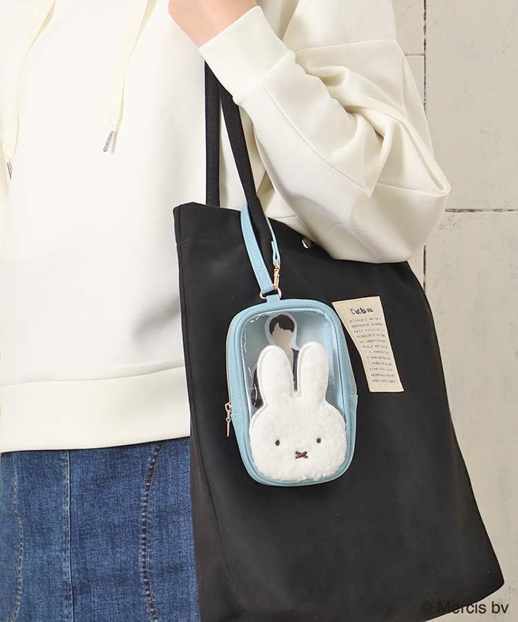 Квадратный мешочек с аппликацией Miffy Boa и ручкой, сумка для шитья (розовый)