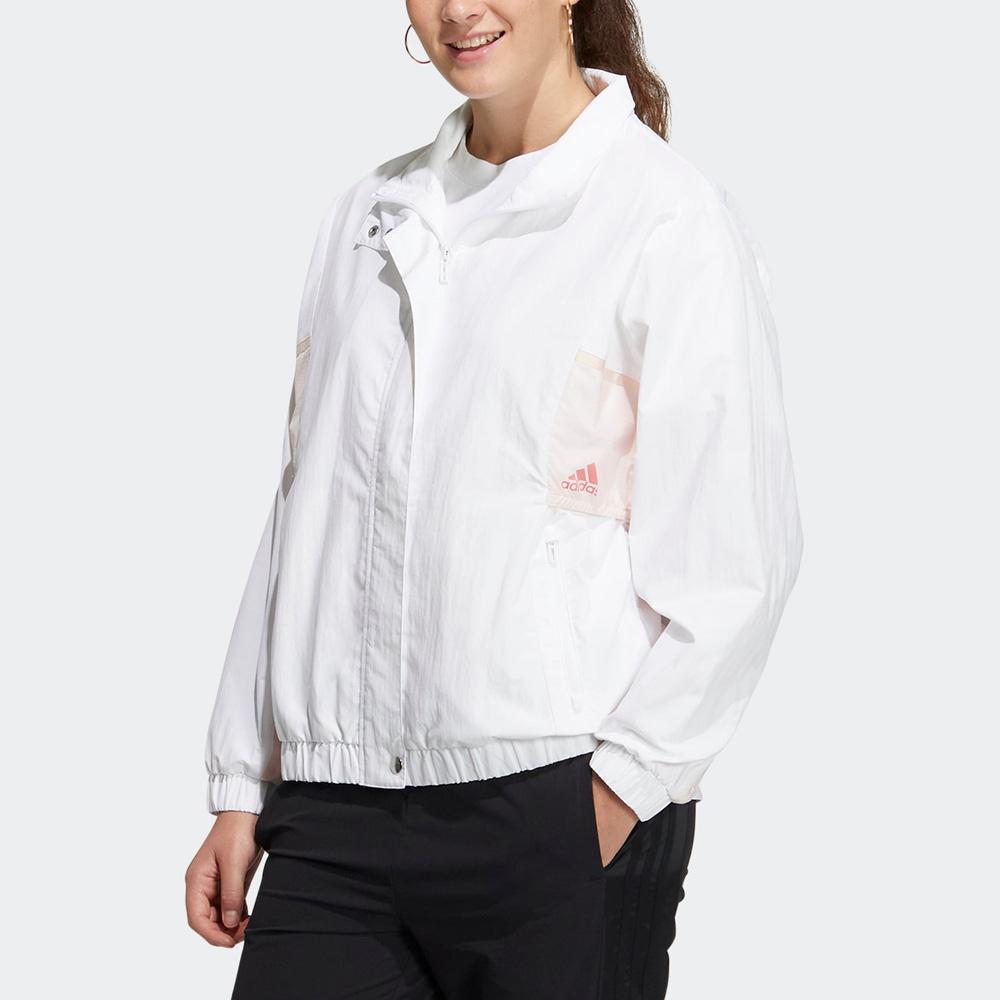 adidas Куртки Женские Белые Стойка Умеренные Другие HY2880