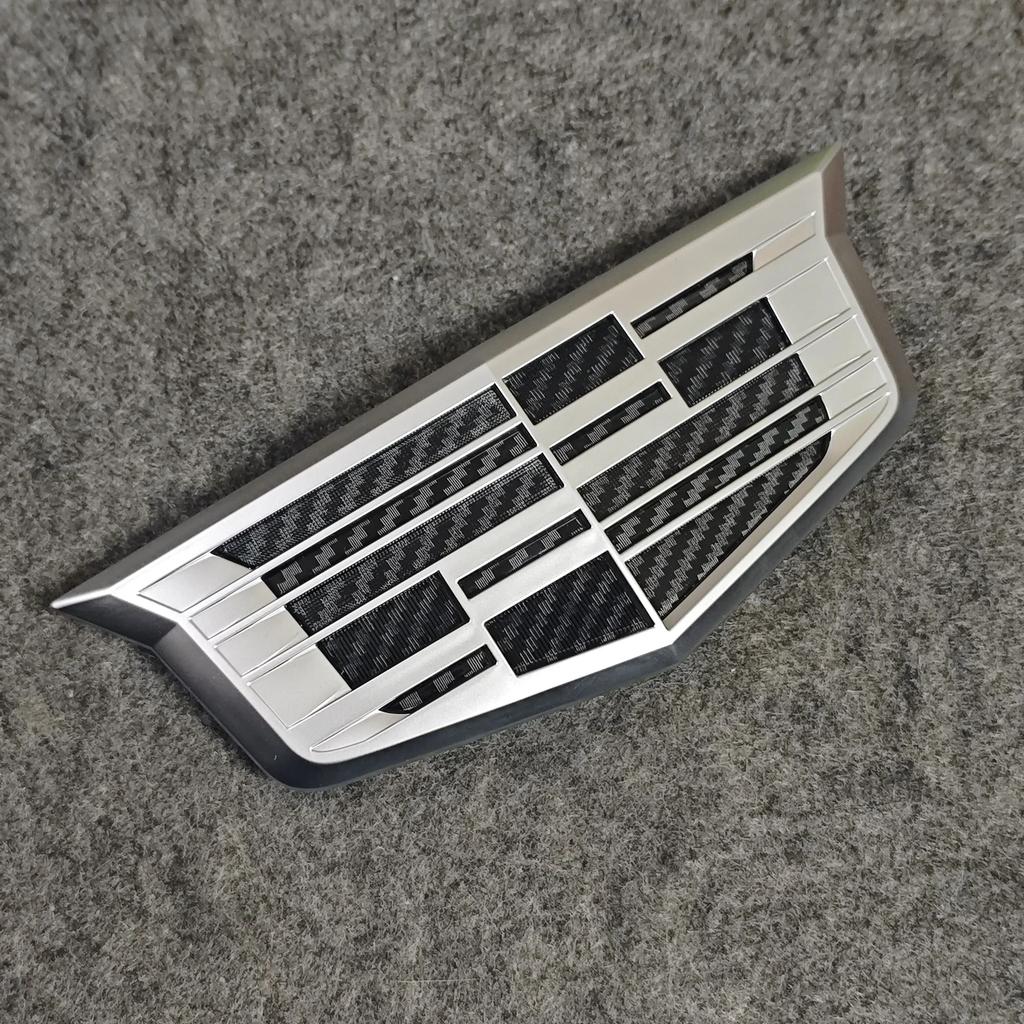 AABHY1 Metal New Car Front Hood Grille Emblem Rear Trunk Badge Cover for Cadillac CT4 CT5 XT5 XT6 XTS ATS-L Sticker Accessories