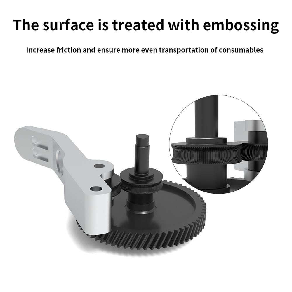A1 Mini Extruder Gear Assembly CNC POM Nanocoated Hardened Steel Compatible with Bambu Lab A1 Mini