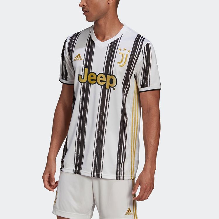 adidas Мужская белая футболка болельщика Ювентус 20/21 Домашняя EI9894