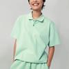 Li Ning China Color Series однотонная повседневная рубашка поло с коротким рукавом мужские рубашки поло бамбуково-зеленый APLT135-5