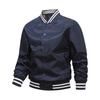 Spring and Autumn Large Size Men's Casual Coat Stand Collar Jacket Cotton Jacket Flight Suit Baseball Jacket Men Can Be Printed