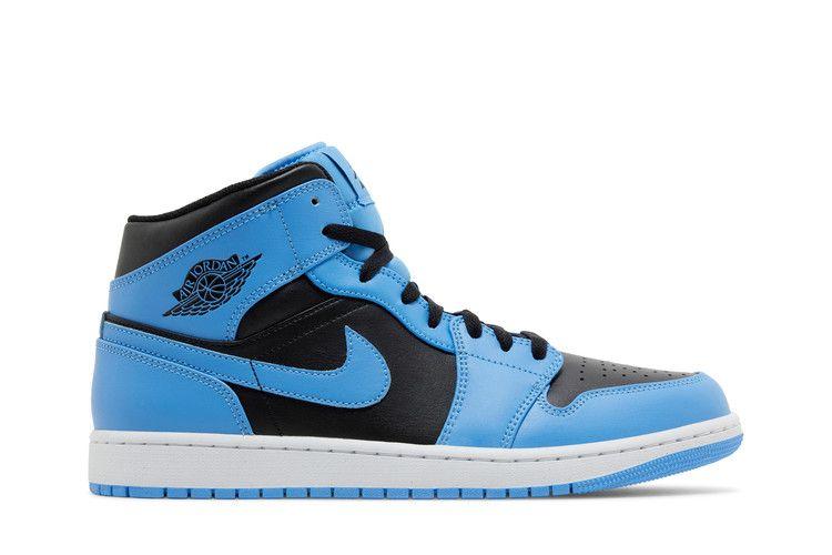 Jordan 1 Средний синий черный