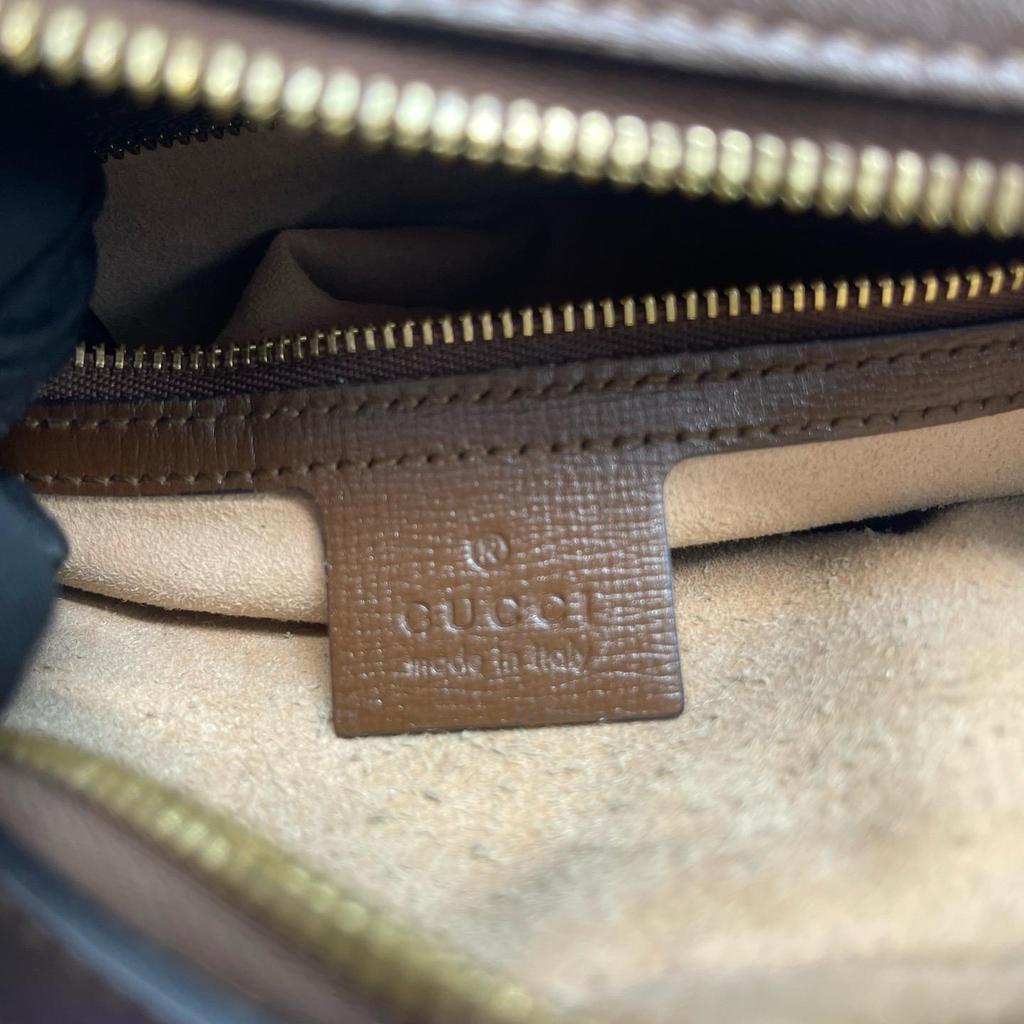 [Pre-Owned] Gucci Horsebit 1955 Small Shoulder Bag 'Beige/Ebony' - Very Good #1U5QXEV