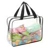 Waterproof Storage Bag Transparent PVC Tote Pouch for Building Blocks Beach Toys Toiletries