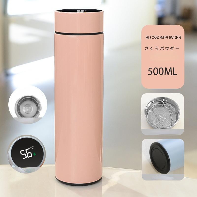 Интеллектуальный термос большой емкости, 500 мл, термосы, портативный термос из нержавеющей стали, бутылка для воды, дорожная чайная кружка, офисный термос