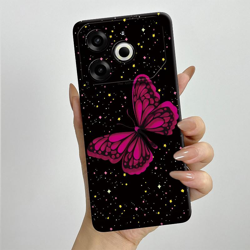 Для Tecno Pova 6 Neo Чехол POVA6NEO Силиконовый ТПУ Мягкий Чехол для Телефона Расписной Печатный Ударопрочный Защитный Задний Чехол