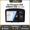 JIUYIN Android 13 Автомагнитола для Peugeot 308 308SW 2007-2015 408 2012-2020 2 DIN Мультимедийный Видеоплеер GPS Навигация Головное Устройство