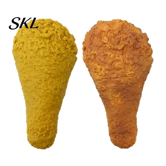 Food Simulation Toy Fried Chicken Leg Squeeze Toy, Soft Slow Rebound Stress Reliever Glue Fidget for Adults And Kids, Realistic Texture Decompression