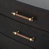 Walnut Wooden Cabinet Handle Long Drawer Pull Wardrobe Door Knob Kitchen Cupboard Furniture Hardware Wood Cabinet Pull 96/128mm