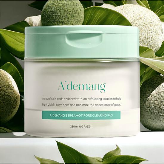 Adman Bergamot Pore Clearing Toner Pad 60 Sheets