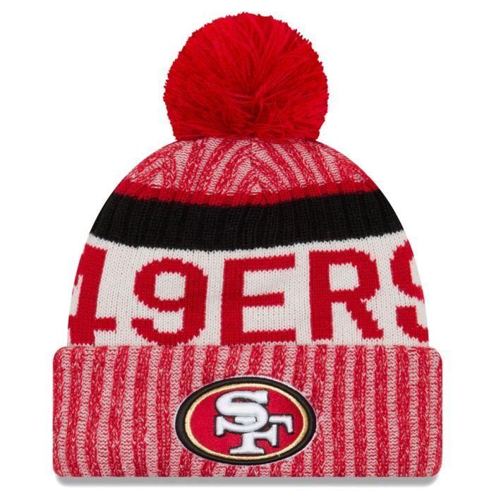Chapeau - NEW ERA - San Francisco 49ers - Bonnet Tricoté - Rouge - Mixte - Hiver