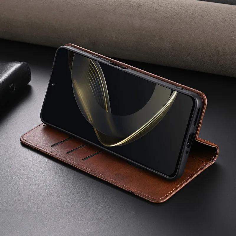 Nova 12i 12S 13 Pro Luxury Case For Huawei Nova 12 Lite Magnetic Leather Flip Book Funda Nova 12 11 SE 11i 12Pro Wallet Cover