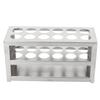 Metal Test Tube Rack 12 Holes 0.75in Strong 3 Tiers Stainless Steel Centrifuge Tube Holder for Laboratory School