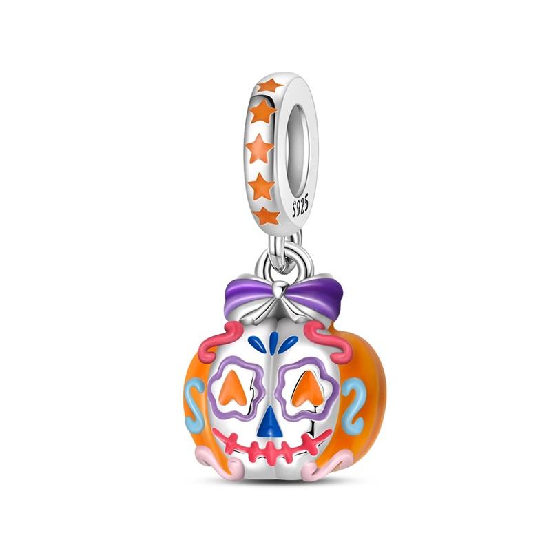 Halloween Series Skullhead Butterfly Bead Component Pendant Bead Component High Quality Fine Jewelry Bead Components Designed For Authentic Original