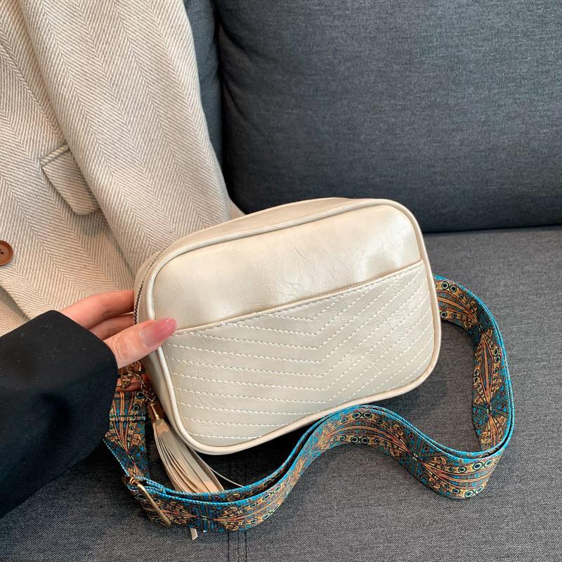 Stylish Small Square Bag For Women Chic Simple Shoulder Crossbody Handbag