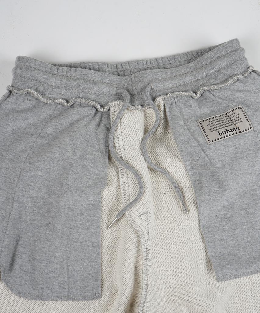 BIRBANTE Comfort Loose Fit One-Pleat Sweatpants - Melange