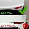 Car Rear Bumper Splitter Surround Rear Taillight Cover For VW Golf 7 GTI GTE GTD TSI TDI R R-Line 2012-2016 ABS Bodykits Tuning