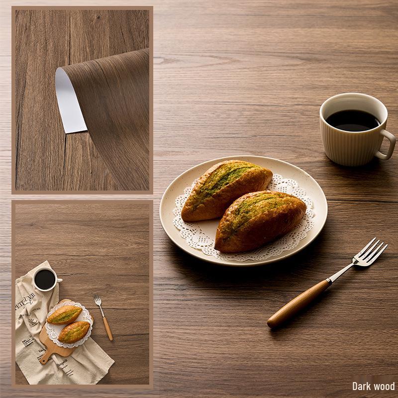 Wood Grain PVC Photography Background Board for Retro Still Life and Product Food Photography