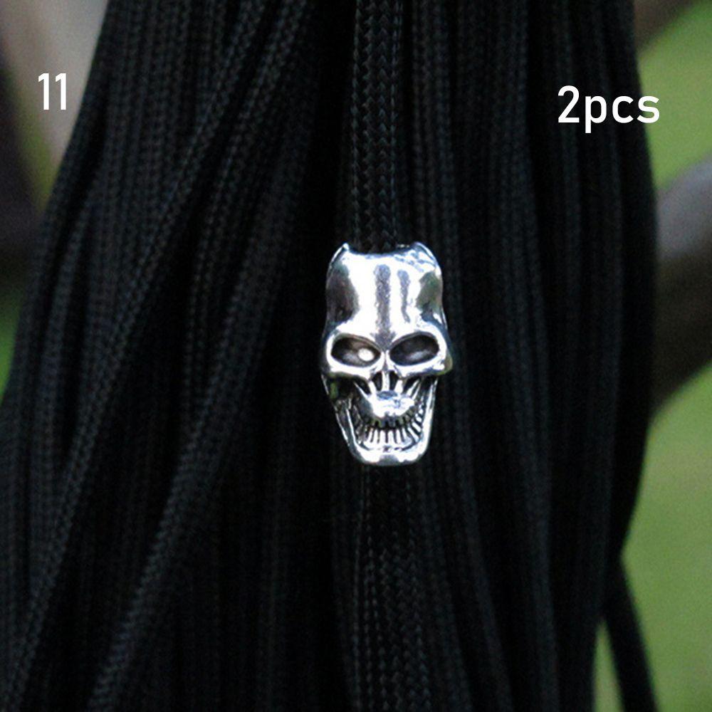 Пряжка Металлические подвески Череп Паракорд Браслет Аксессуары Бусины Паракорд Нож Ремешки Украшения