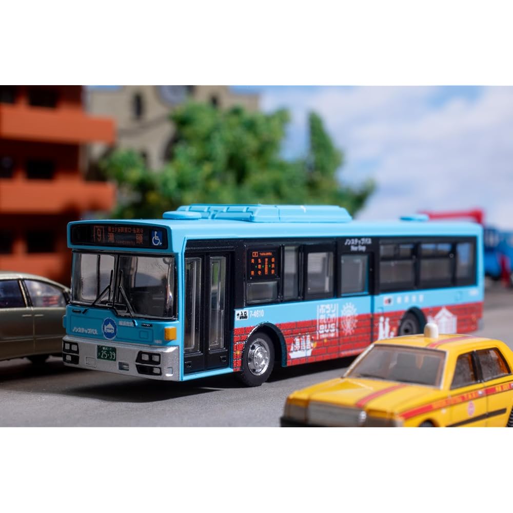 TOMYTEC The Bus Collection Yokohama City Transportation Red Brick Bus Diorama Accessories 341178