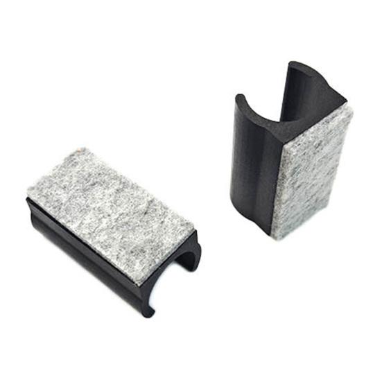 24 шт. Пластиковые протекторы для ножек стула для защиты пола U-образные колпачки для ножек мебели Легкая установка Нескользящие накладки для стула