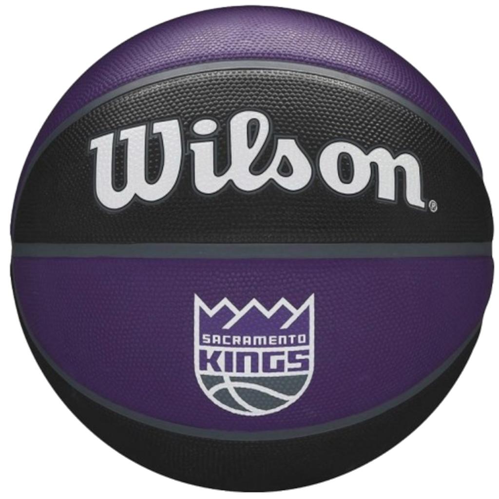 Wilson NBA Team Sacramento Kings Ball, Unisex Black Basketball